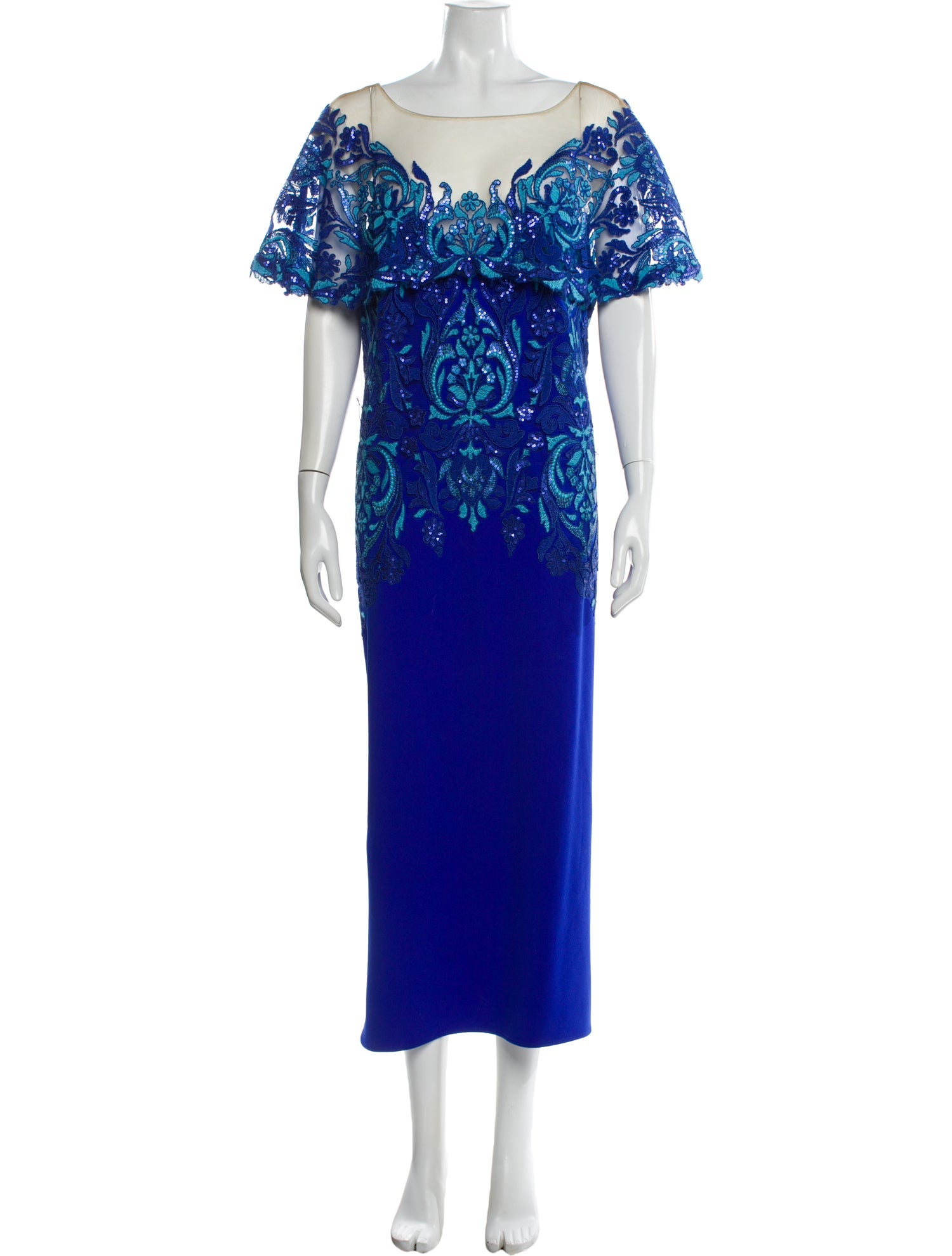 Tadashi Shoji Printed Midi Length Dress