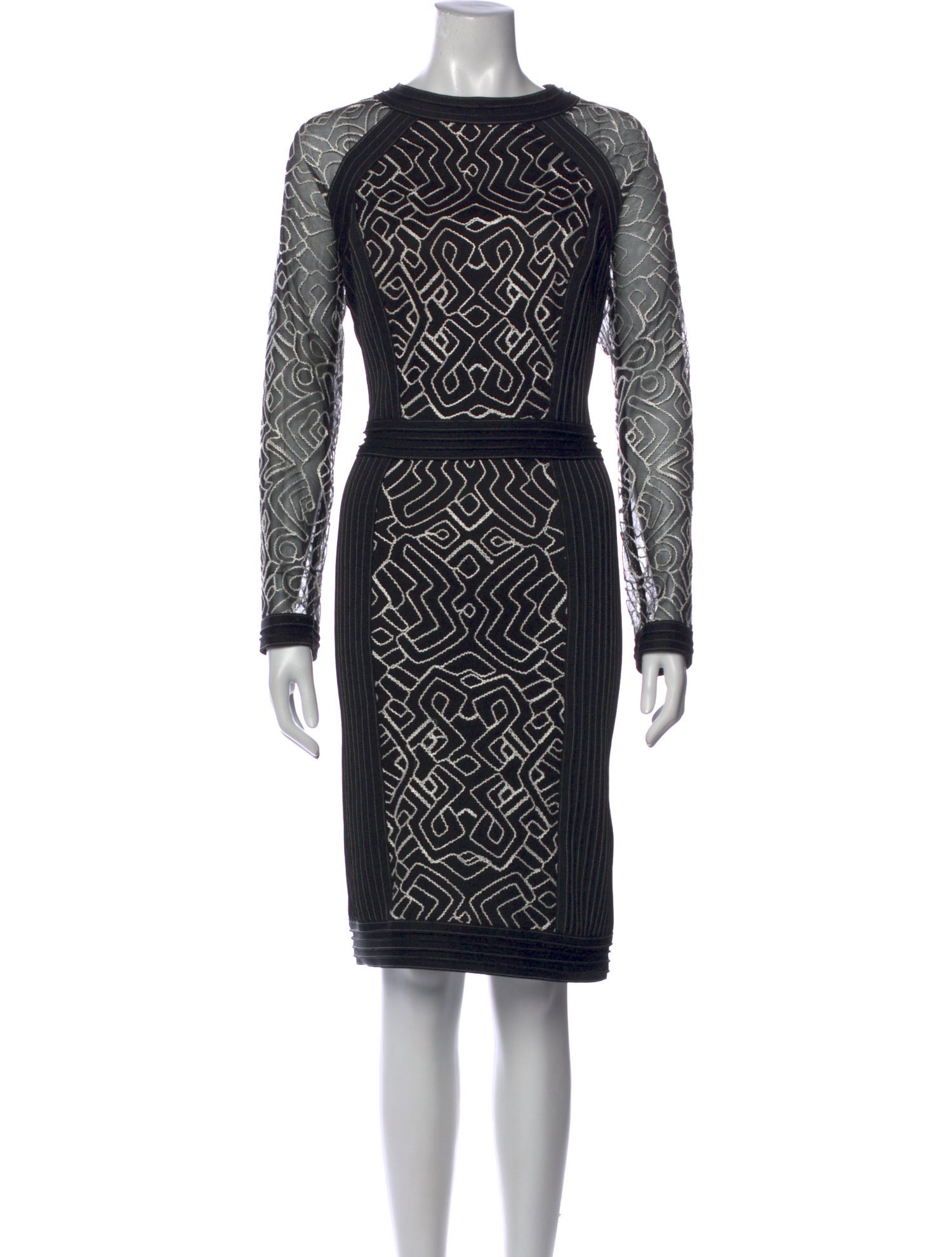 chinese dress ladies Tadashi Shoji ATH20273LX - Long Crepe Sheath Dress main image 0