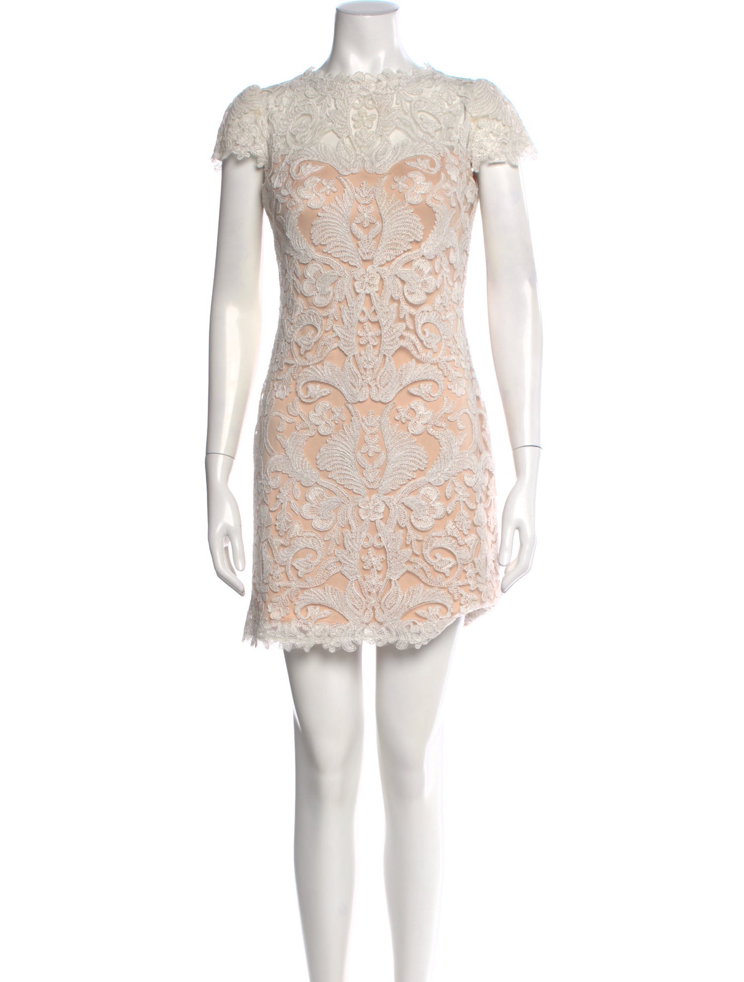 tadashi shoji short sleeve lace dress Burgess Embroidered Lace Dress Tadashi Shoji Official Online Boutique