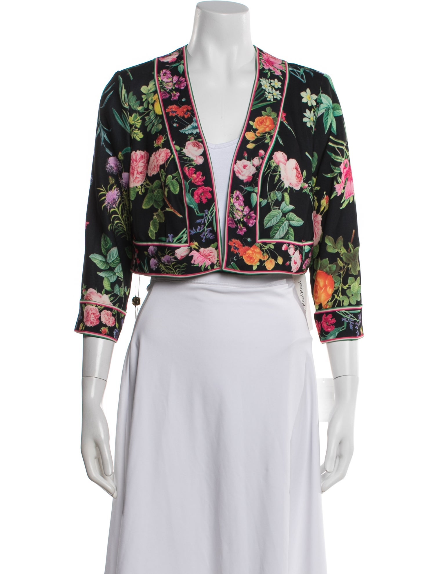 Tadashi Shoji Floral Print Bolero w/ Tags