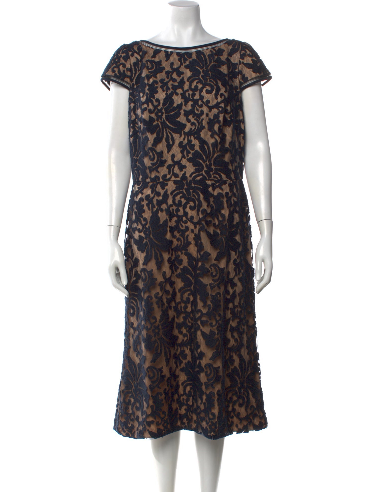 tadashi shoji midi dress Tadashi Shoji Women's Evonne Embroidered Dress