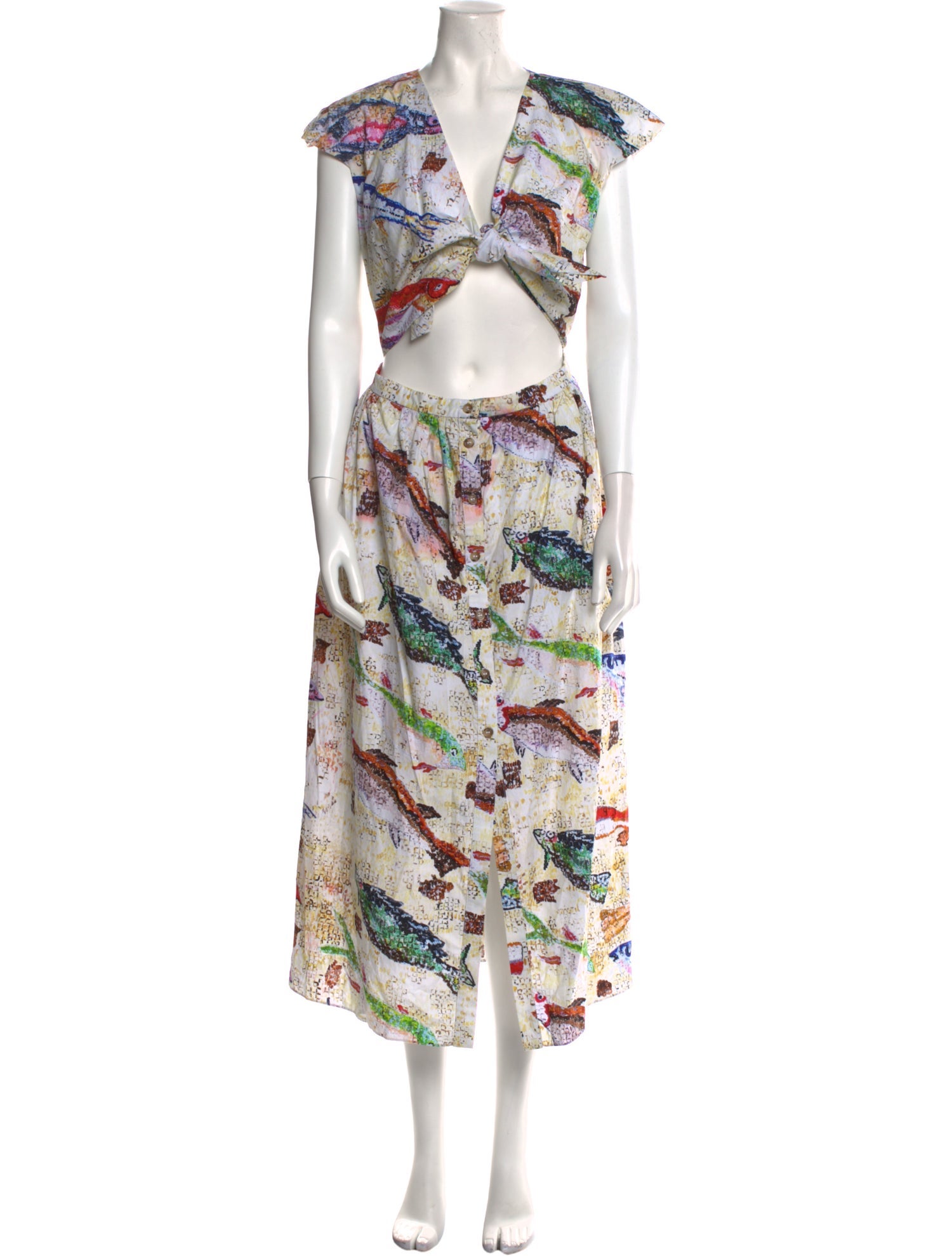 Tata Naka Floral Print Long Dress