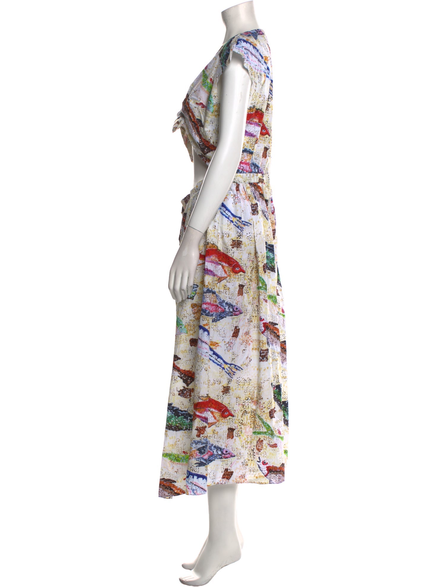 Tata Naka Floral Print Long Dress