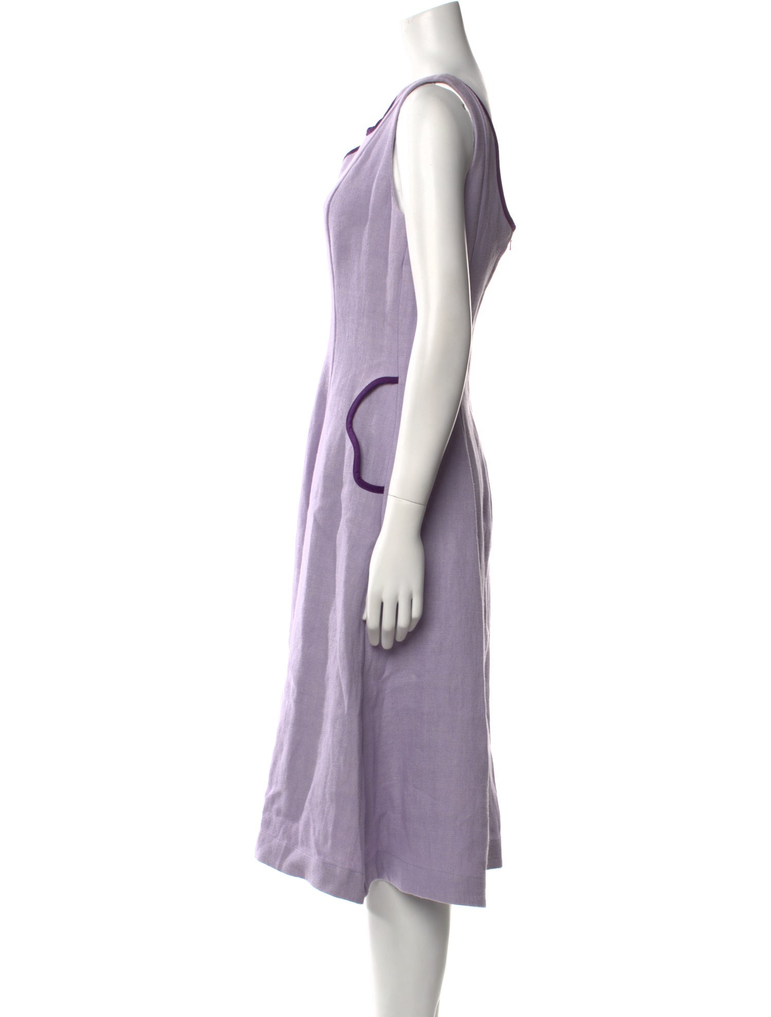 Tata Naka Linen Midi Length Dress