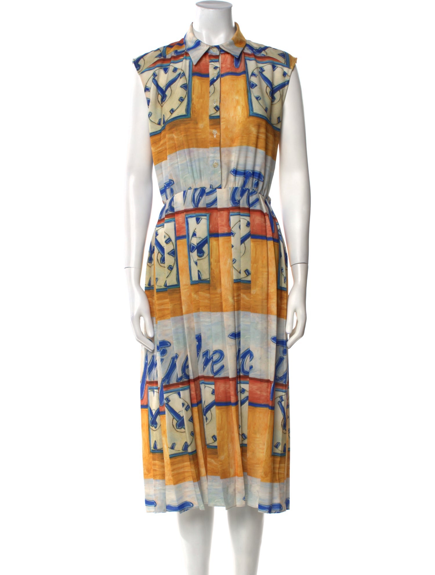 Tata Naka Printed Midi Length Dress