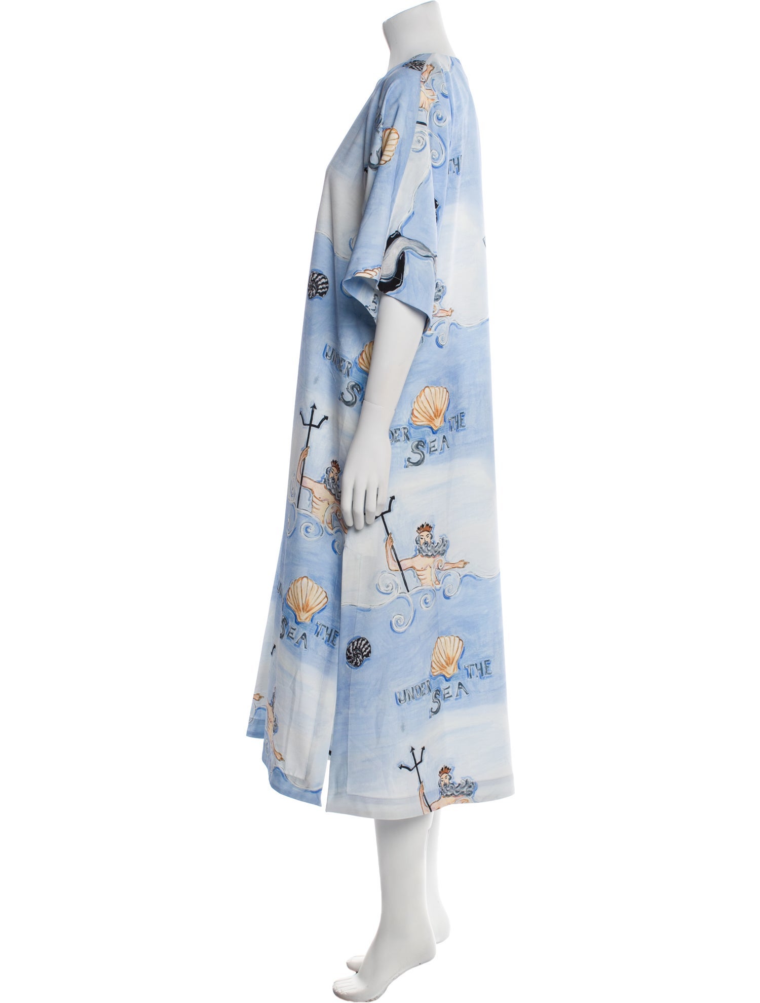 Tata Naka Printed Midi Length Dress w/ Tags