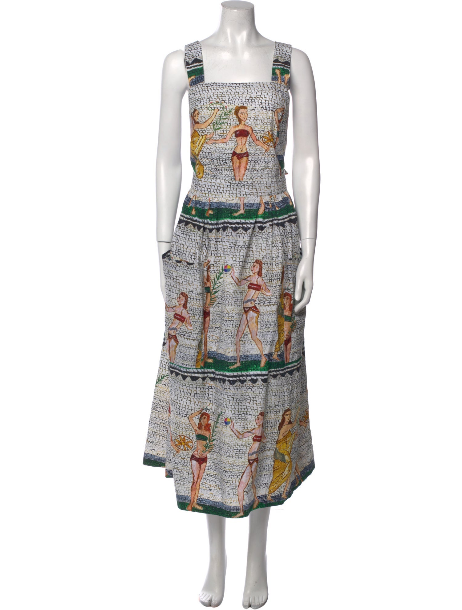 Tata Naka Printed Knee-Length Dress