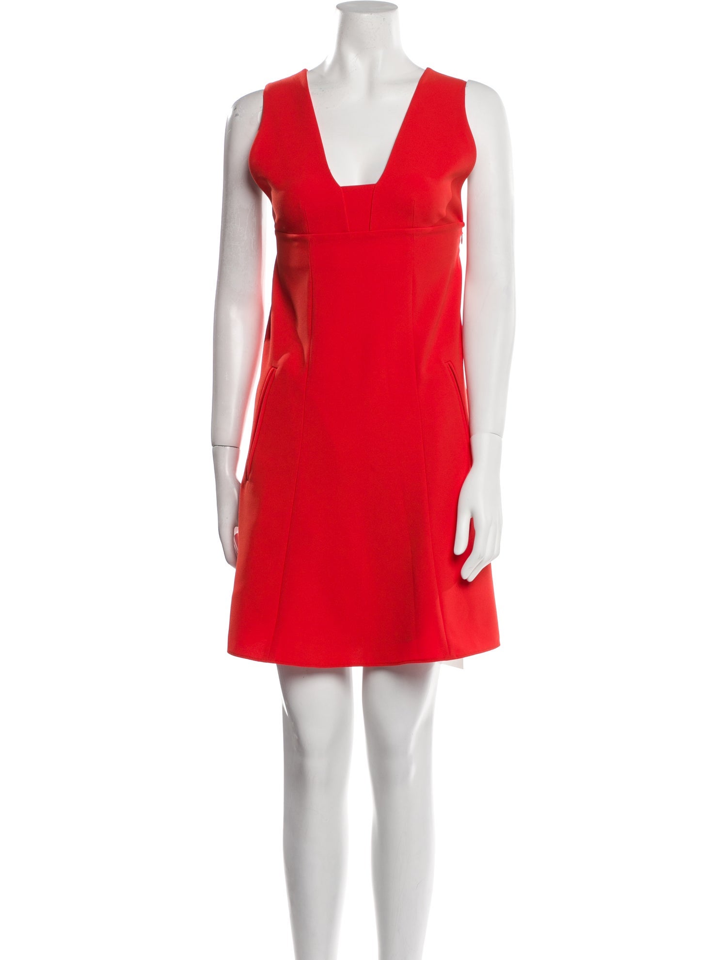 T by Alexander Wang Square Neckline Mini Dress