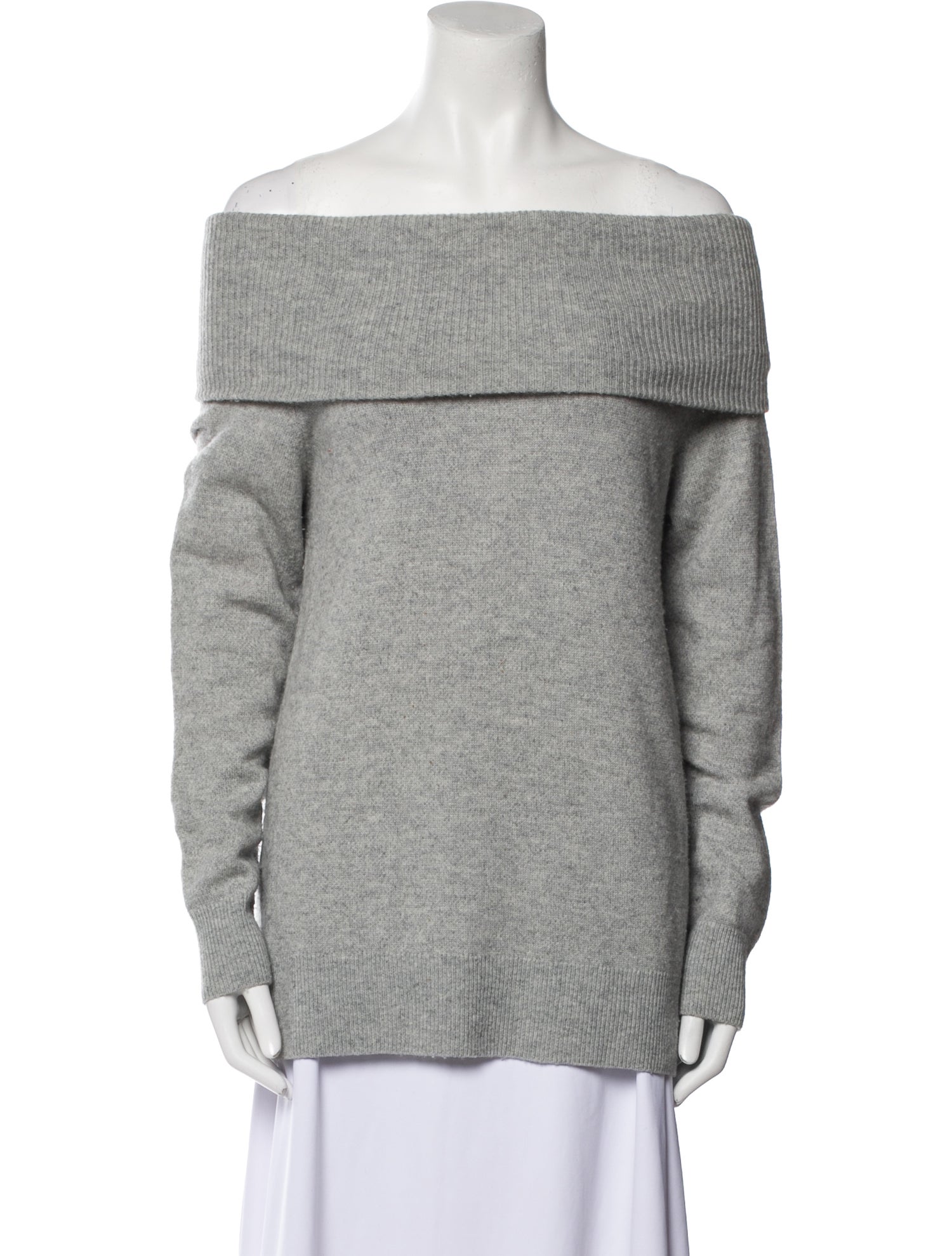 T by Alexander Wang Wool Off-The-Shoulder Sweater