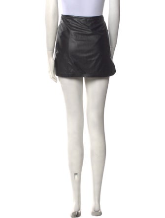 T by Alexander Wang Lambskin Mini Skirt