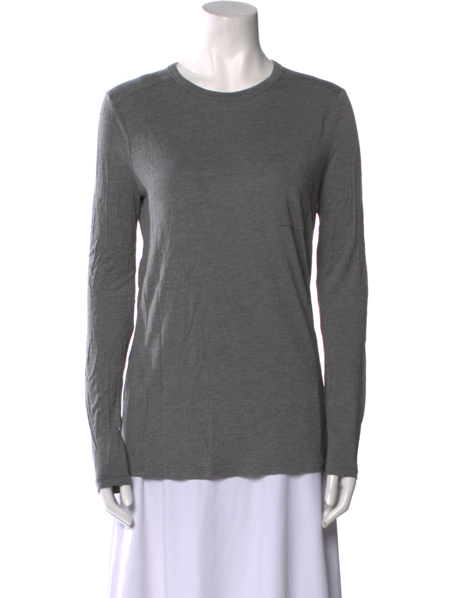 T by Alexander Wang Crew Neck Long Sleeve T-Shirt