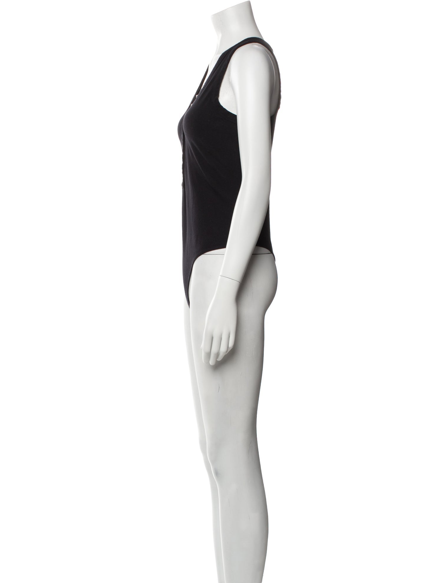 T by Alexander Wang V-Neck Sleeveless Bodysuit