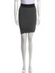 T by Alexander Wang Ruffle Embellishment Knee-Length Skirt