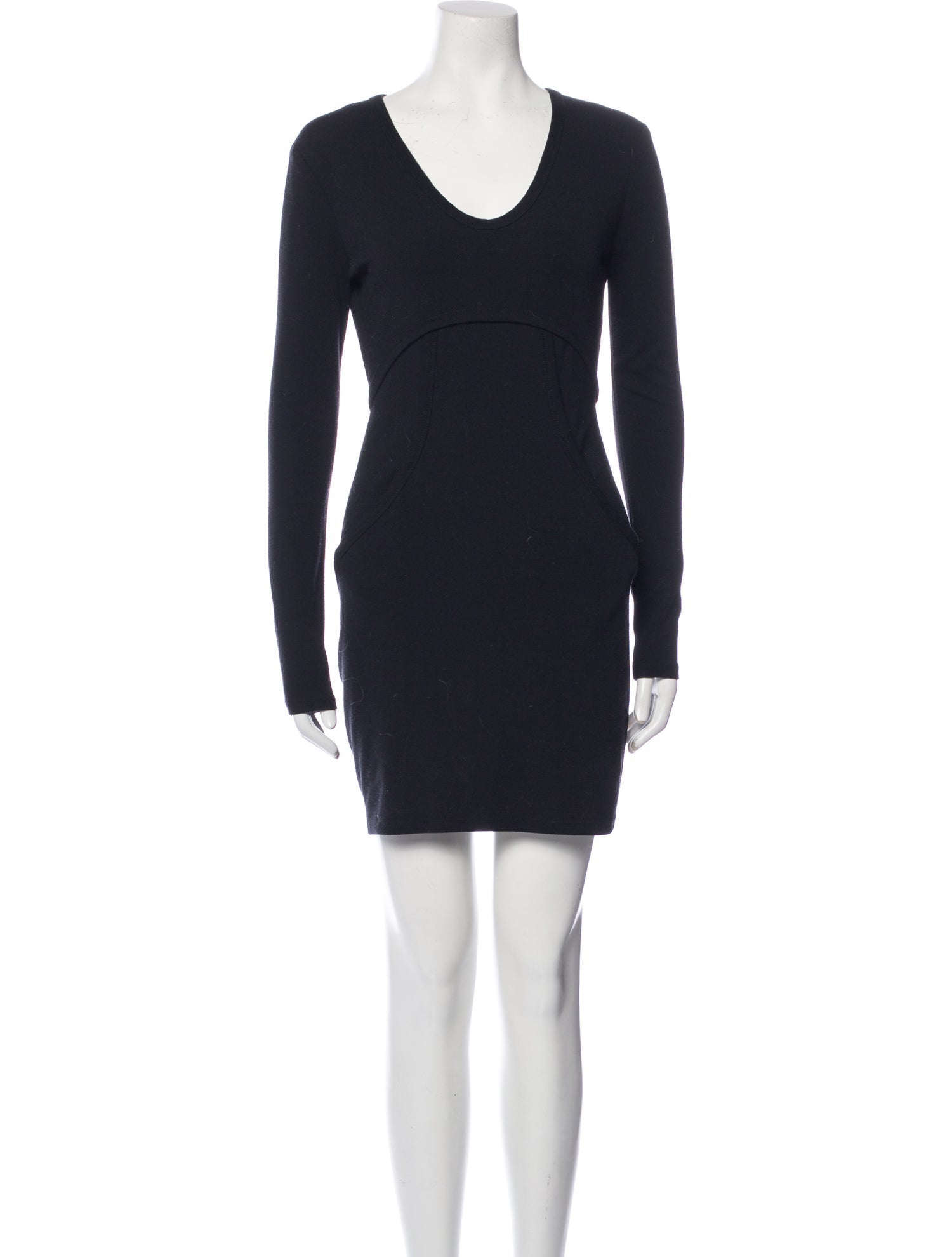 T by Alexander Wang Scoop Neck Mini Dress