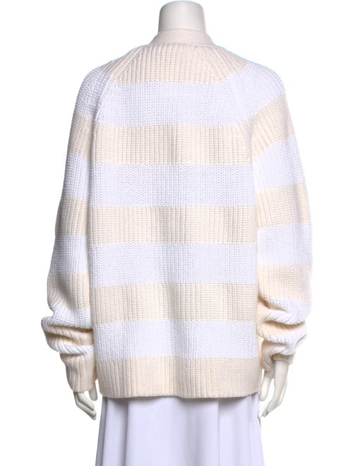 T by Alexander Wang Striped Open Front Sweater