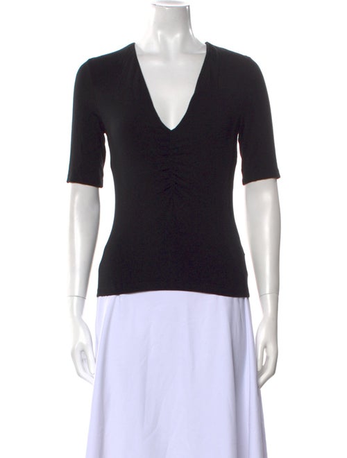 T by Alexander Wang V-Neck Short Sleeve T-Shirt