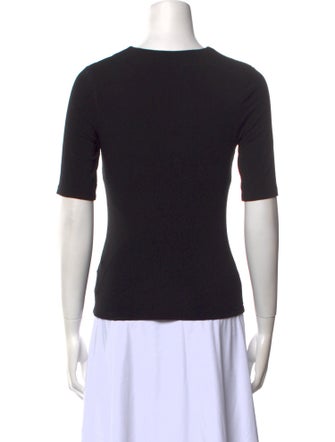 T by Alexander Wang V-Neck Short Sleeve T-Shirt