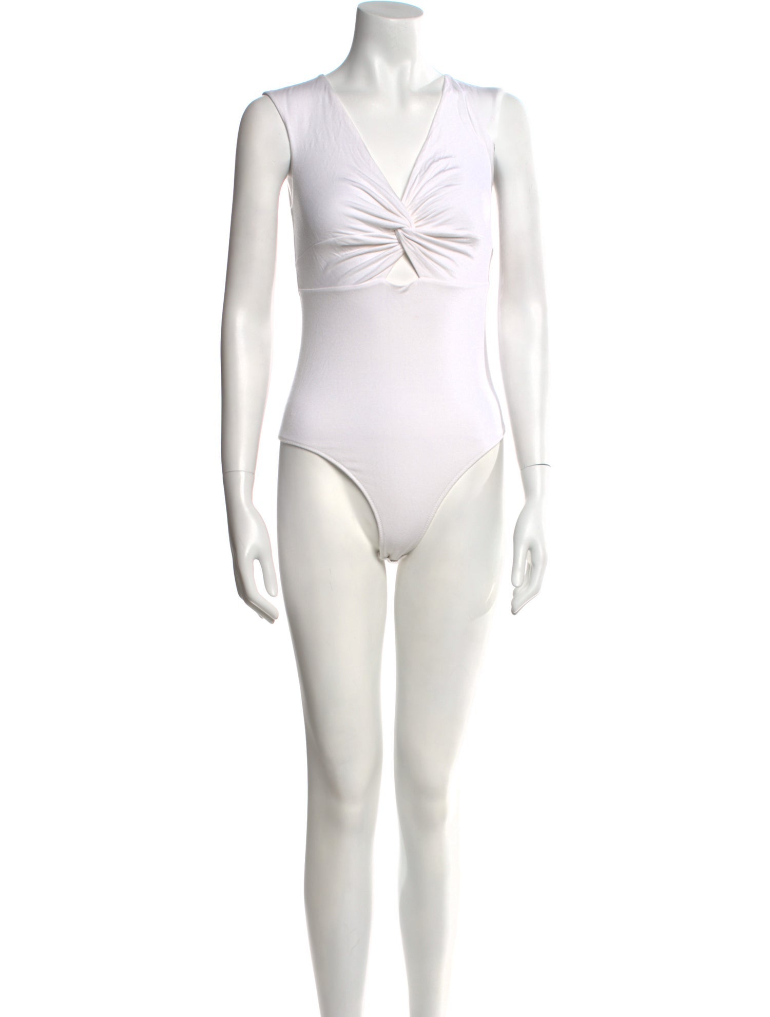 T by Alexander Wang V-Neck Sleeveless Bodysuit