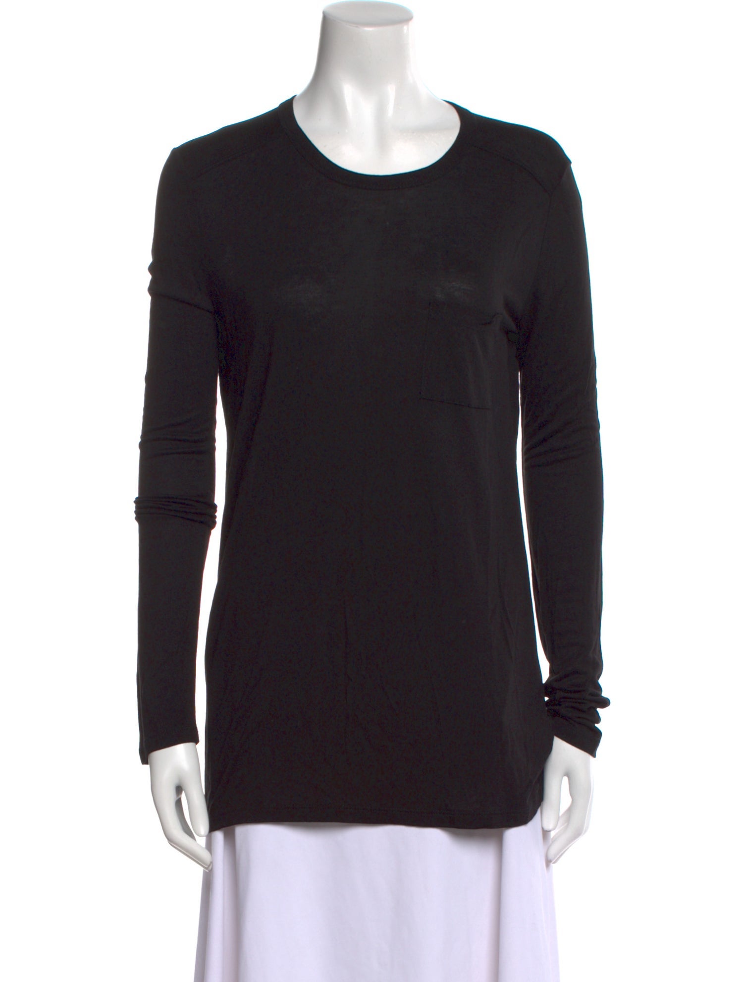 T by Alexander Wang Crew Neck Long Sleeve T-Shirt
