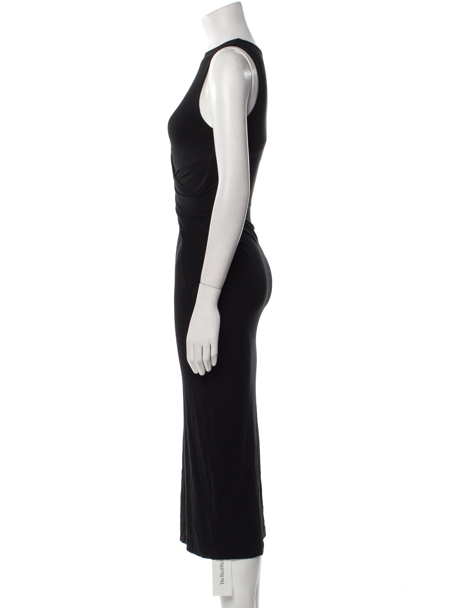 T by Alexander Wang Bateau Neckline Midi Length Dress