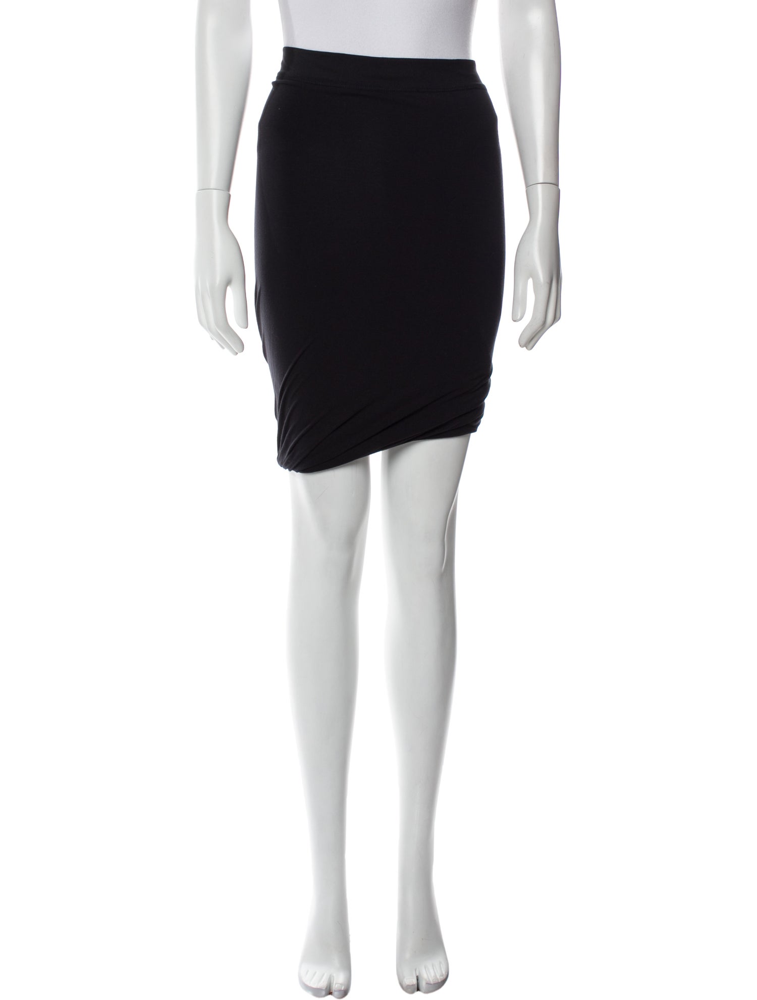 T by Alexander Wang Pleated Accents Knee-Length Skirt