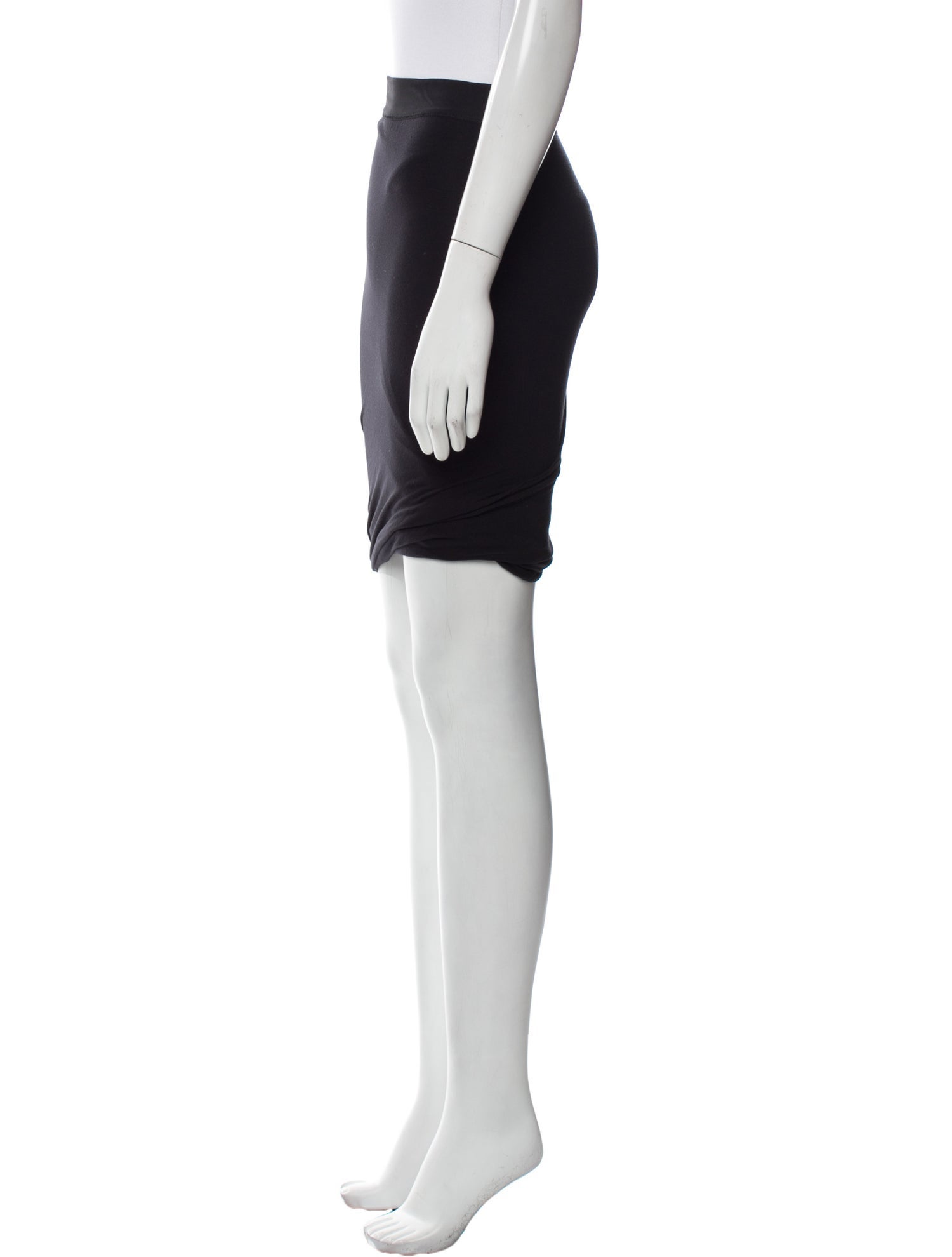 T by Alexander Wang Pleated Accents Knee-Length Skirt