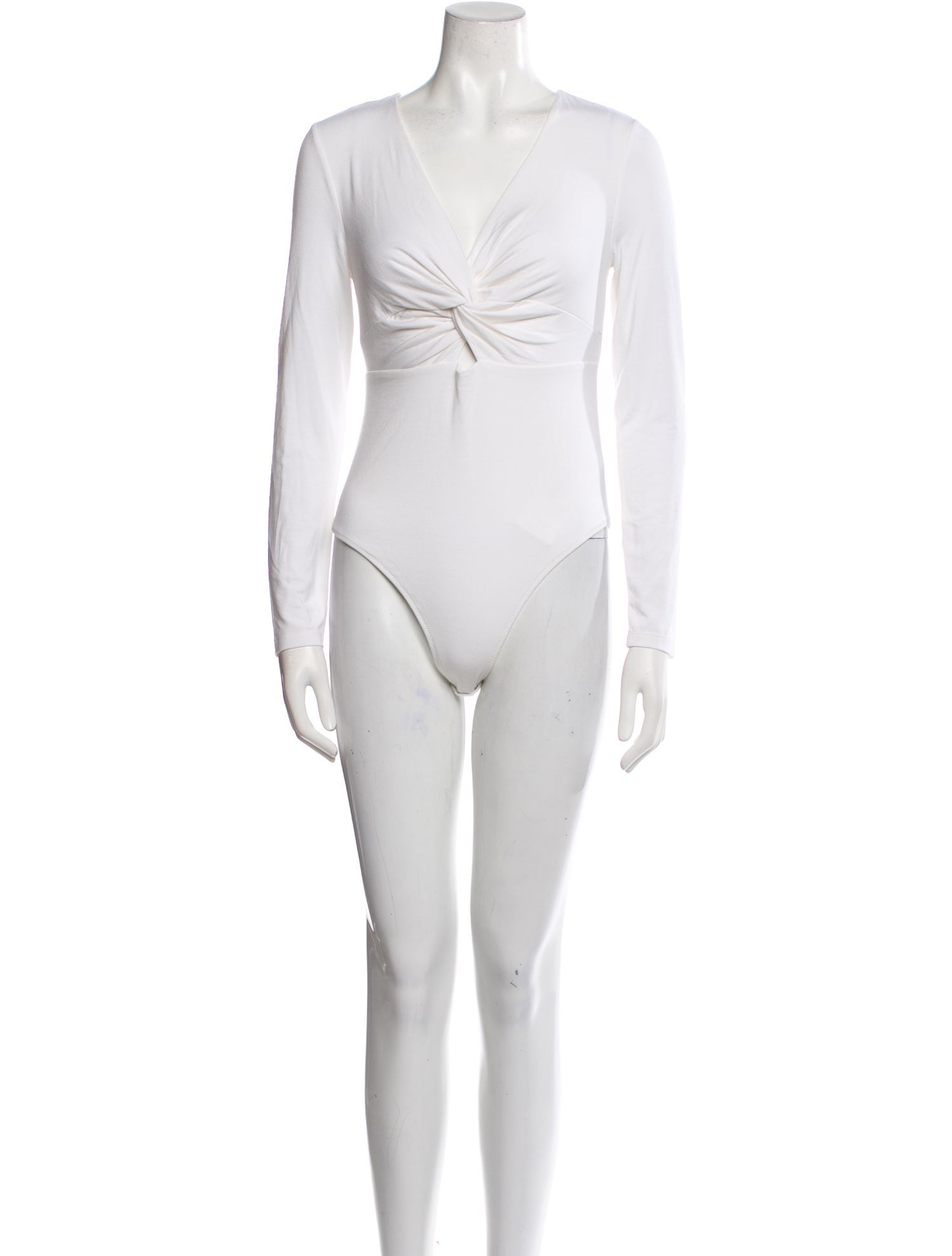 T by Alexander Wang V-Neck Long Sleeve Bodysuit