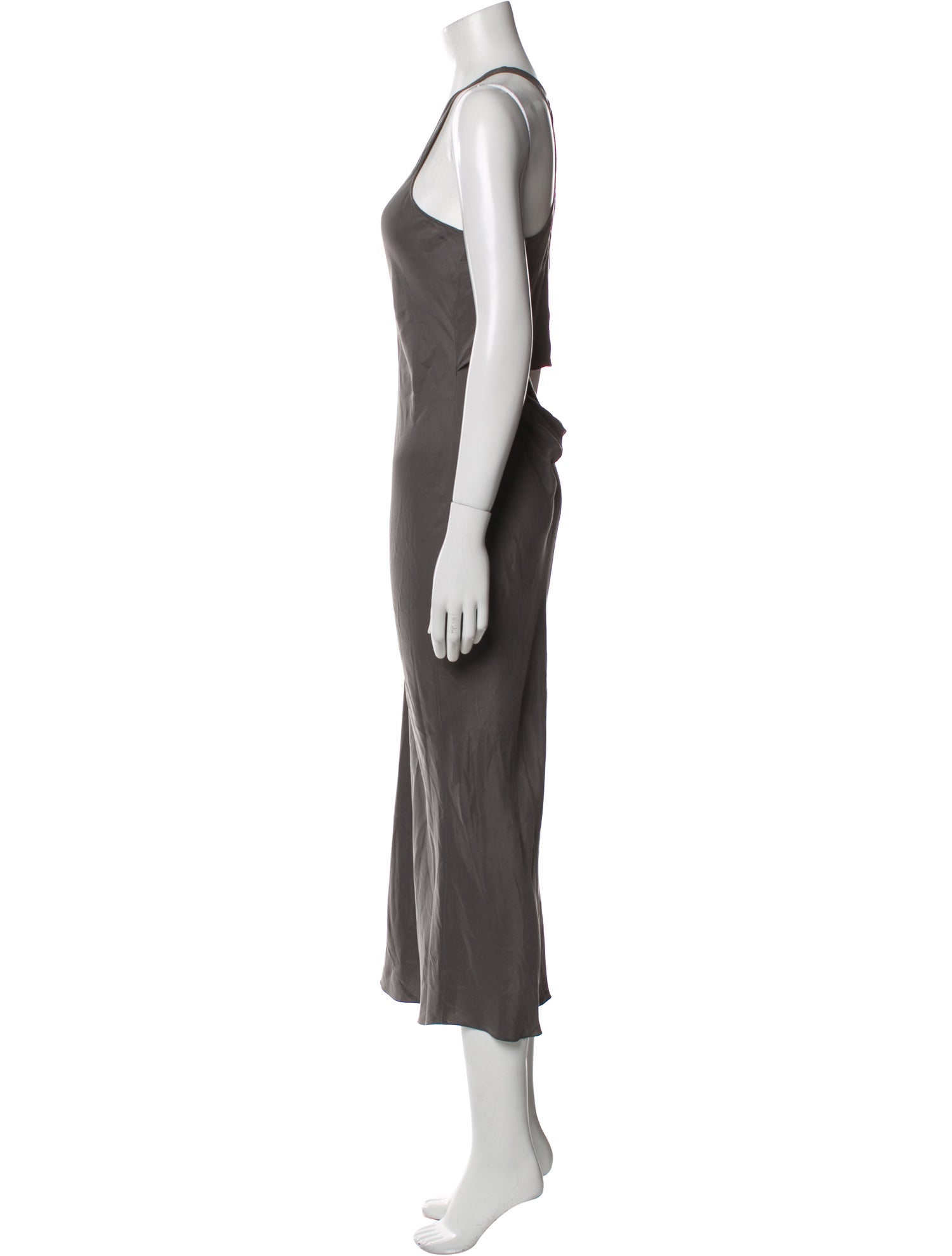 T by Alexander Wang Silk Long Dress