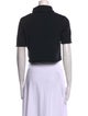 T by Alexander Wang Turtleneck Short Sleeve Crop Top