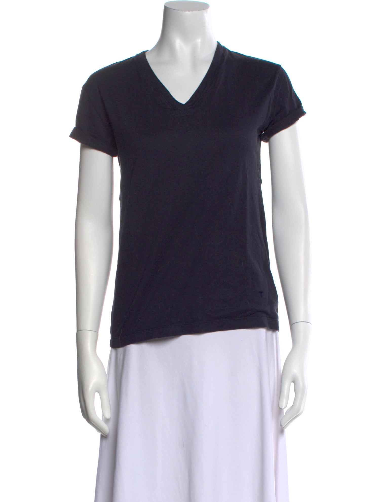 T by Alexander Wang V-Neck Short Sleeve T-Shirt