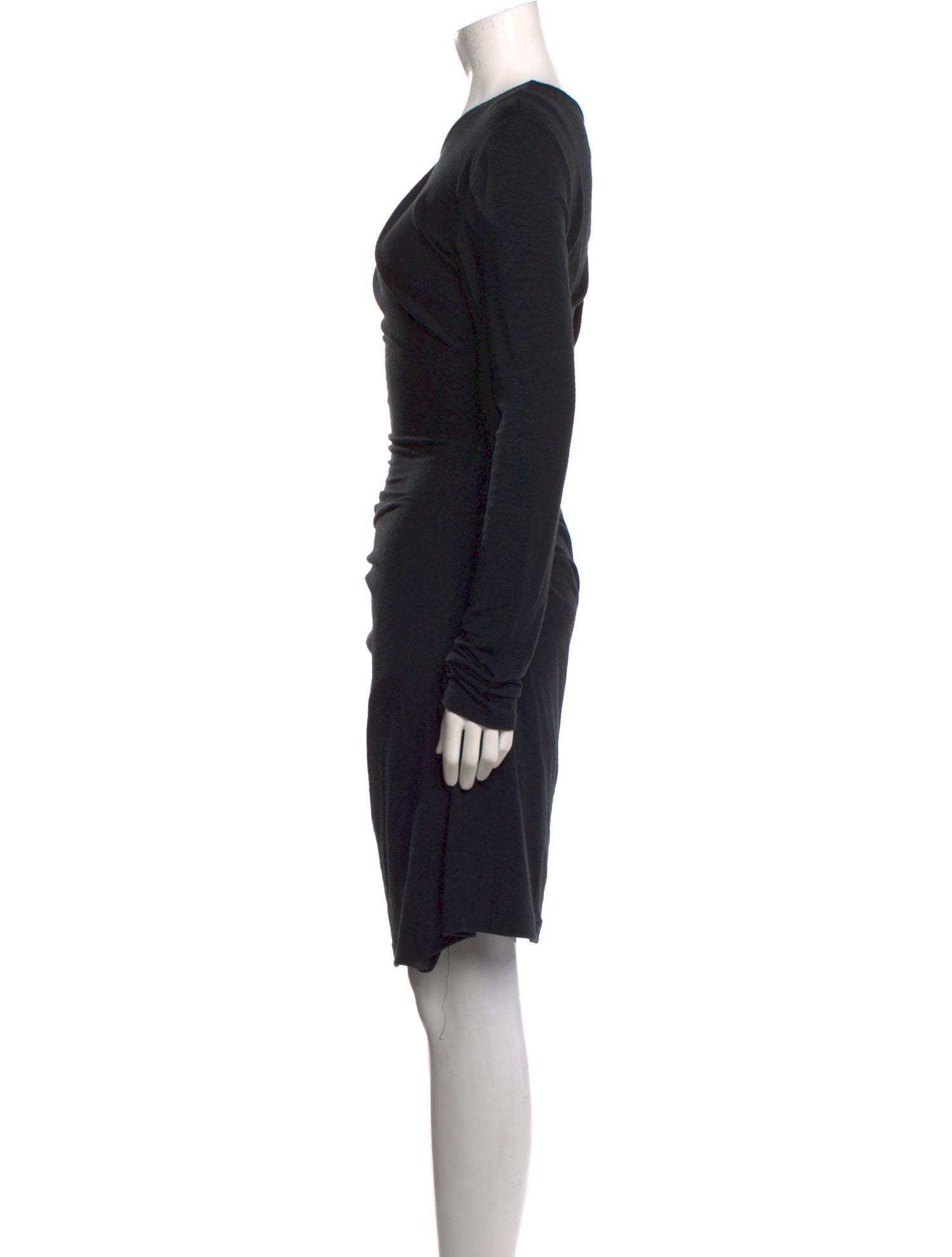 T by Alexander Wang Crew Neck Knee-Length Dress