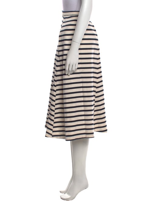 T by Alexander Wang Striped Midi Length Skirt