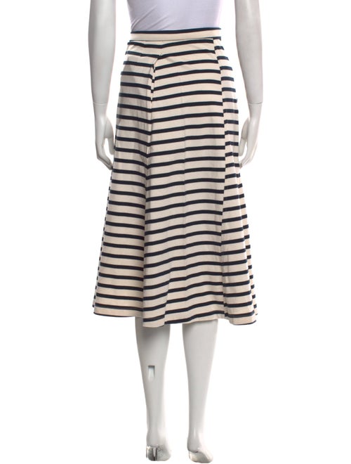T by Alexander Wang Striped Midi Length Skirt
