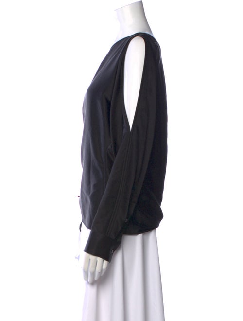 T by Alexander Wang Asymmetrical Short Sleeve Top