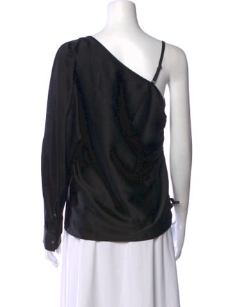 T by Alexander Wang Asymmetrical Short Sleeve Top