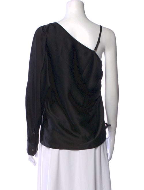 T by Alexander Wang Asymmetrical Short Sleeve Top