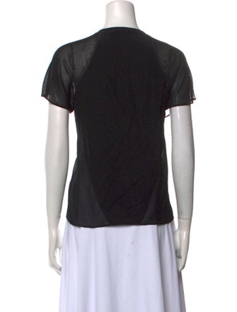 T by Alexander Wang V-Neck Short Sleeve T-Shirt
