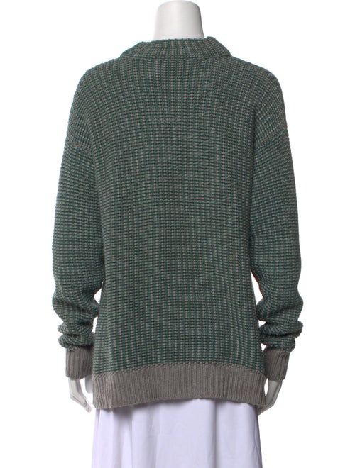 T by Alexander Wang Patterned Crew Neck Sweater