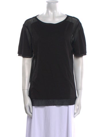 T by Alexander Wang Tops Scoop Neck Short Sleeve T-Shirt M