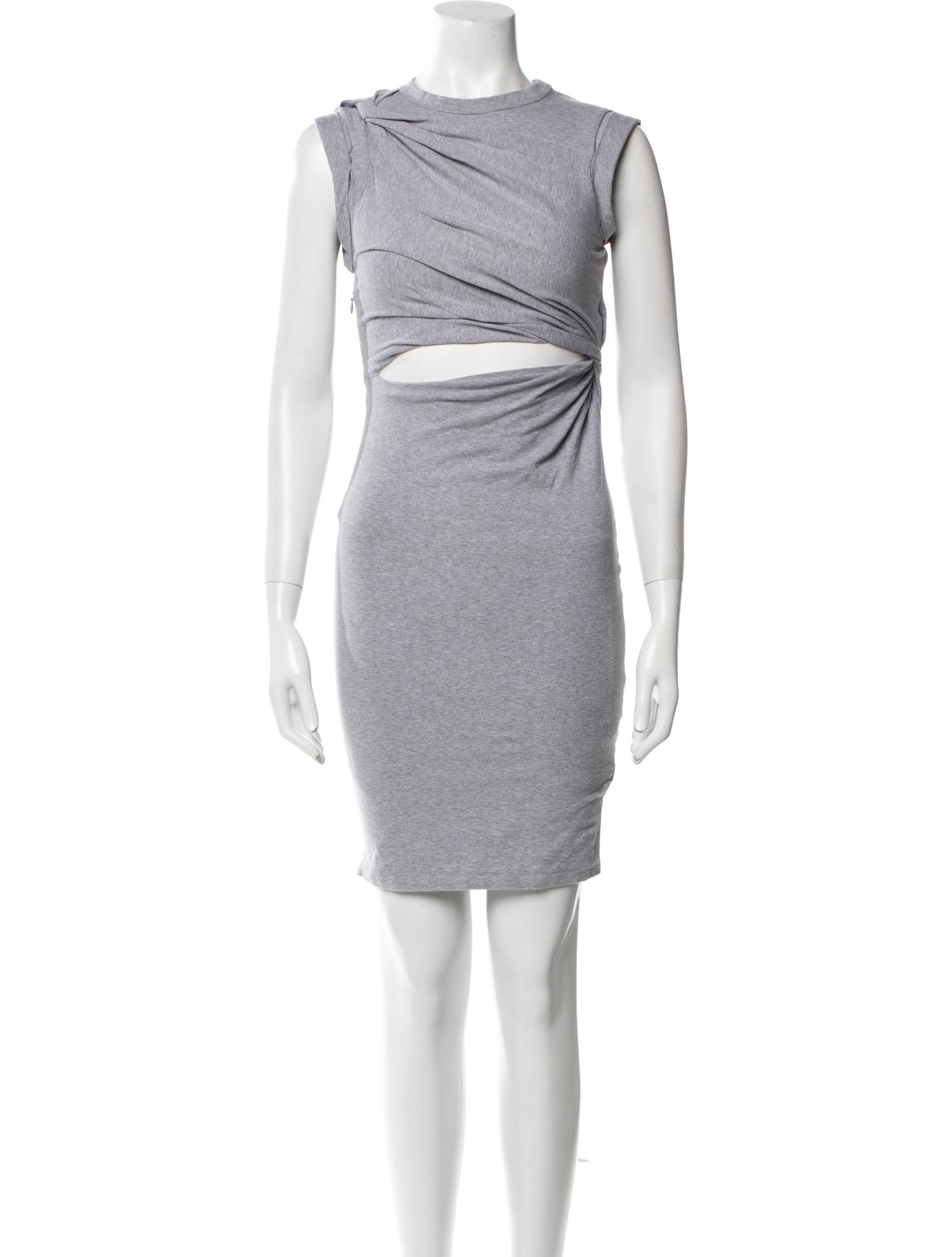T by Alexander Wang Crew Neck Knee-Length Dress