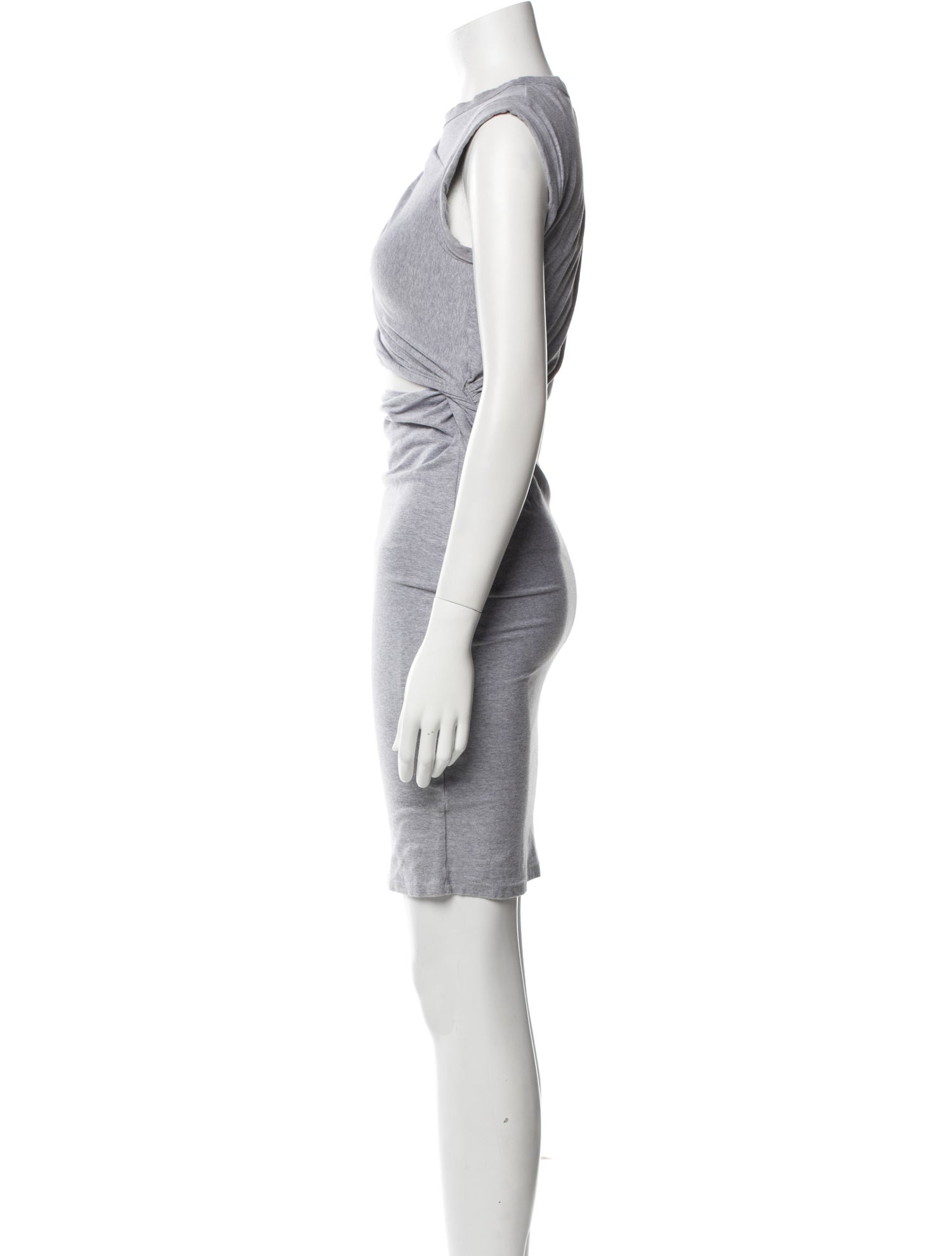 T by Alexander Wang Crew Neck Knee-Length Dress