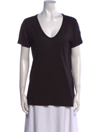 T by Alexander Wang V-Neck Short Sleeve T-Shirt