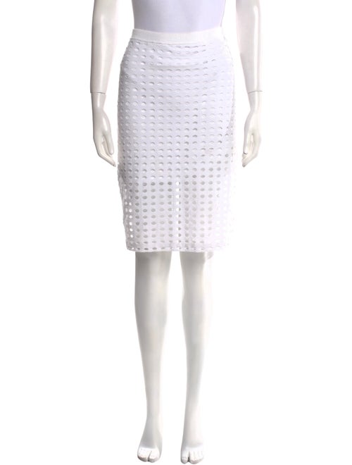 T by Alexander Wang Cutout Accent Knee-Length Skirt