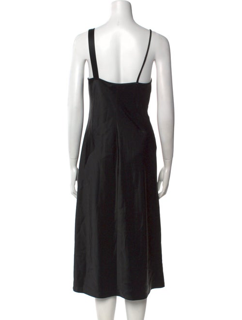 T by Alexander Wang V-Neck Midi Length Dress