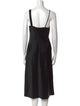 T by Alexander Wang V-Neck Midi Length Dress