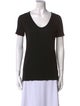 T by Alexander Wang Scoop Neck Short Sleeve T-Shirt