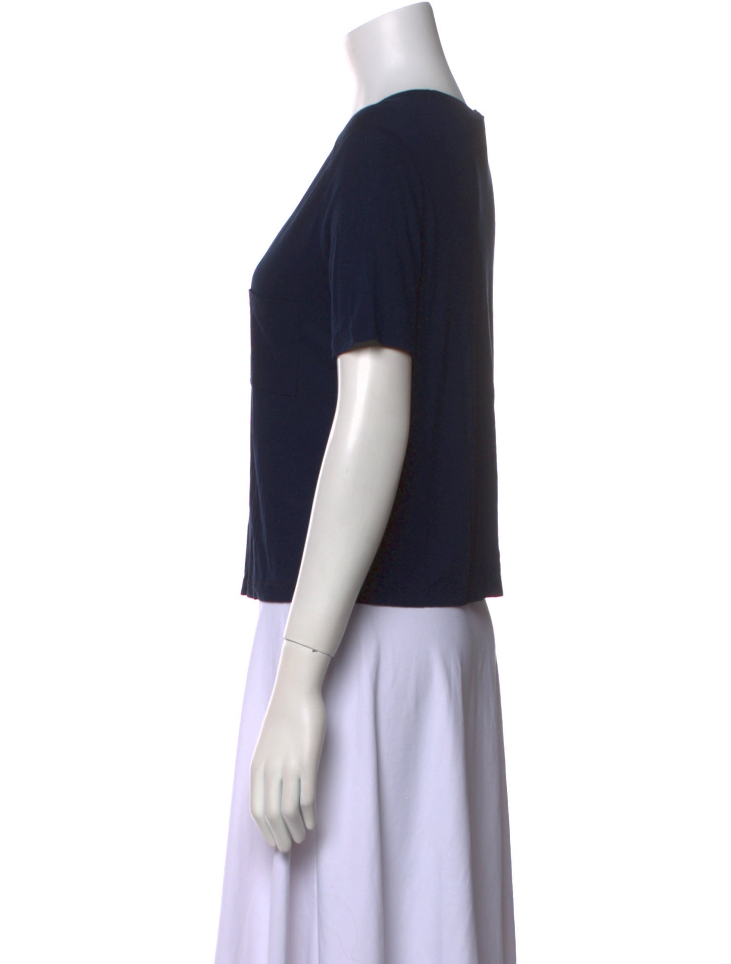 T by Alexander Wang V-Neck Short Sleeve T-Shirt