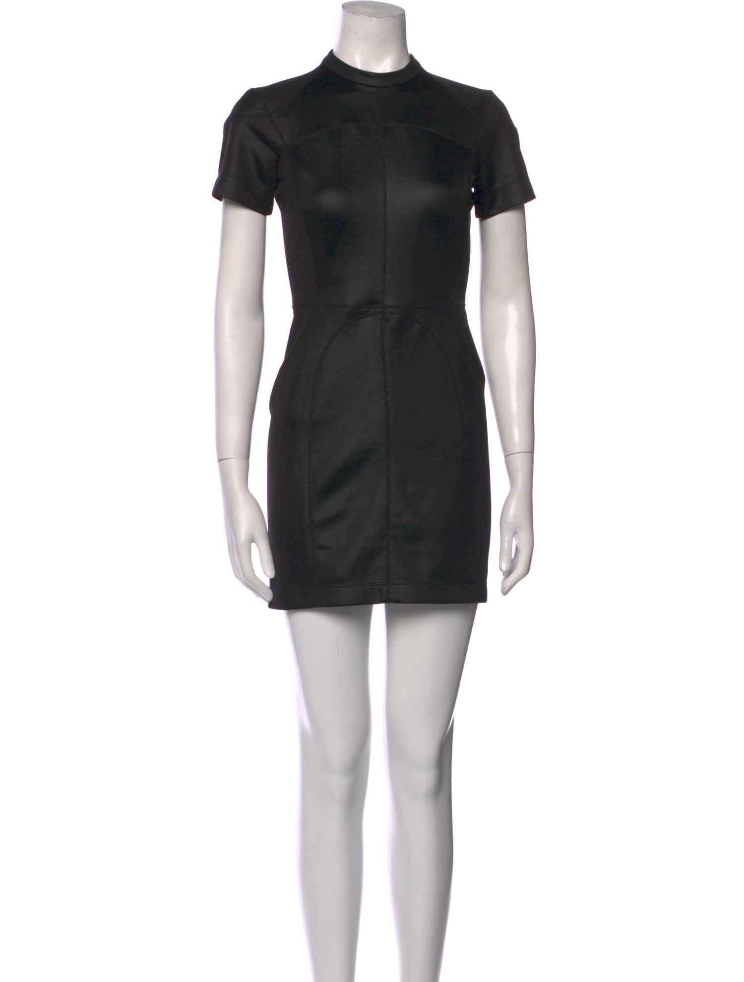 T by Alexander Wang Mock Neck Mini Dress