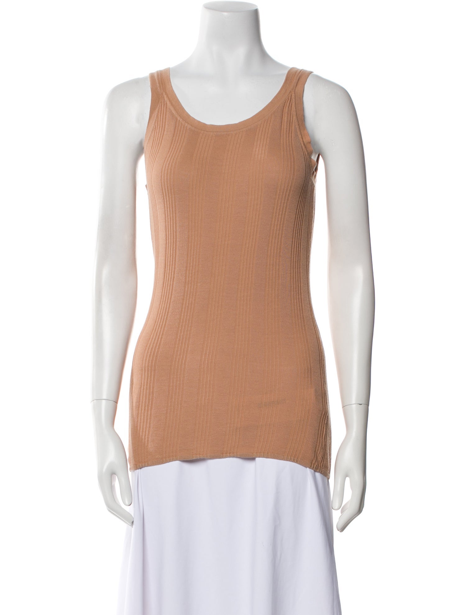 T by Alexander Wang Scoop Neck Sleeveless Top
