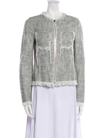 T by Alexander Wang Tweed Pattern Jacket